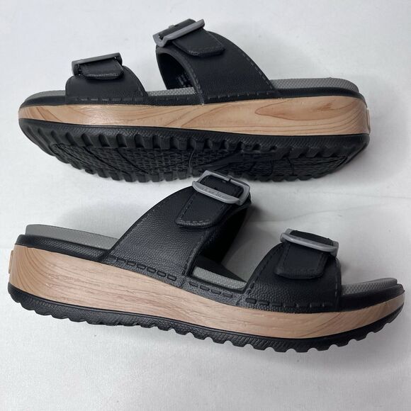 Dansko Kandi Black Platform Sandals Women’s Size 39/8.5 - Picture 6 of 10